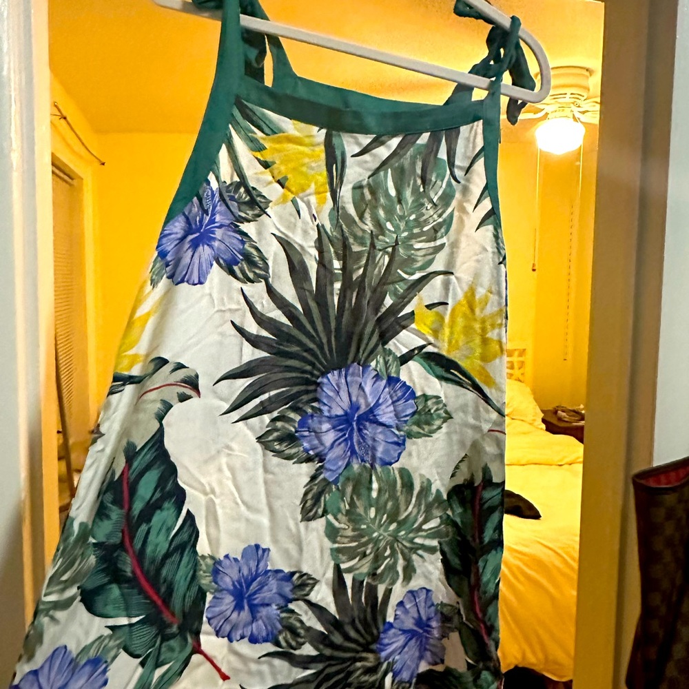 Hurley dress with tie straps